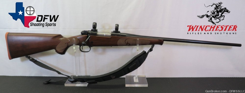 PENNY! WINCHESTER MODEL 70 CLASSIC FEATHERWEIGHT .25 WSSM 22" BRL, MFG:2005-img-0