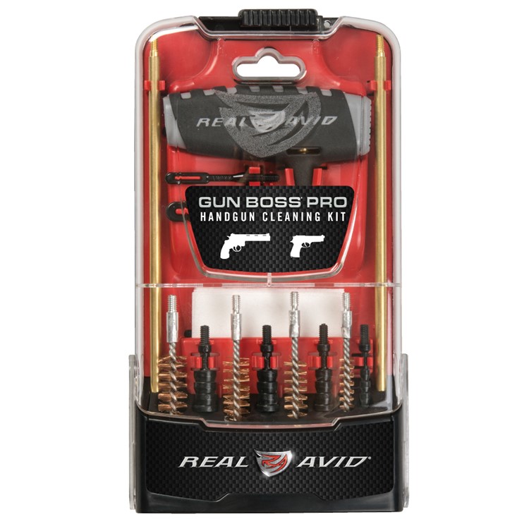 Real Avid Gun Boss Pro Handgun Cleaning Kit, Fits .22, .357, .38-img-1
