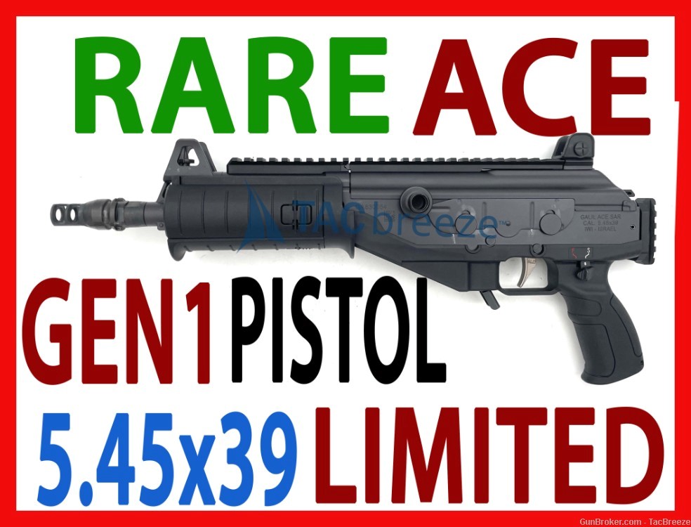 RARE GALIL ACE GEN 1 GEN1 5.45X39 RIFLE PISTOL 545 39 AK LIMITED ACE GALIL -img-0