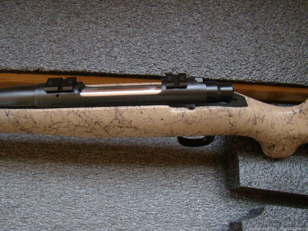 Cooper Model 52 Excalibur .300 WIN MAG Rifle 24" fluted barrel tan 300WM !-img-12
