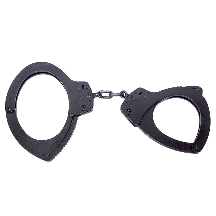 SMITH & WESSON Model 110 Large Chain-Linked Blued Handcuffs (350119)-img-1