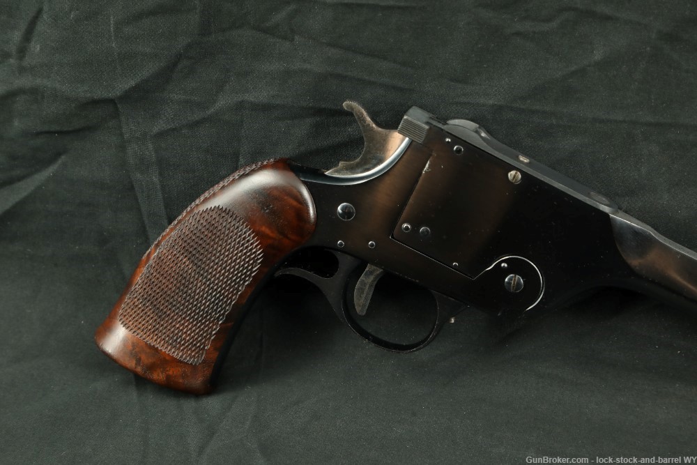 Walter F Roper H&R U.S.R.A 7th Model 195 .22 Single Shot Tip-Up Pistol, C&R-img-2