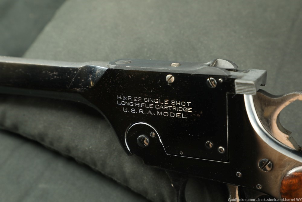 Walter F Roper H&R U.S.R.A 7th Model 195 .22 Single Shot Tip-Up Pistol, C&R-img-18