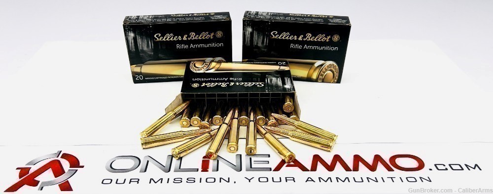 Sellier & Bellot, Rifle, 7X57, 140 Grain, Full Metal Jacket 60 Rounds-img-0