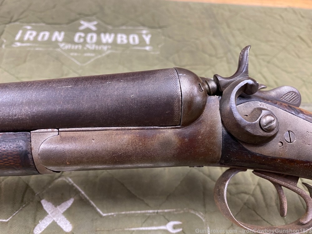  St Louis Arms Co. Belgium Made The Leader Hammer Gun 12Ga SxS Parts Gun-img-8