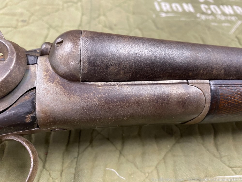  St Louis Arms Co. Belgium Made The Leader Hammer Gun 12Ga SxS Parts Gun-img-10