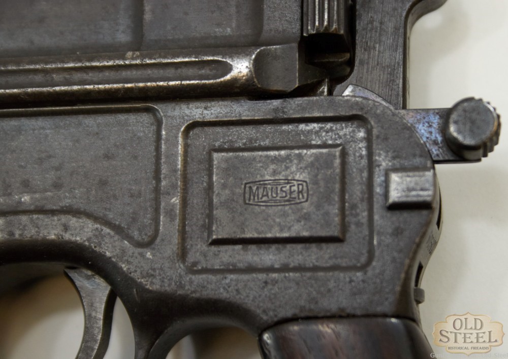 German Mauser C96 7.63 Mauser Semi Auto Pistol W/ Stock/Holster C&R-img-47