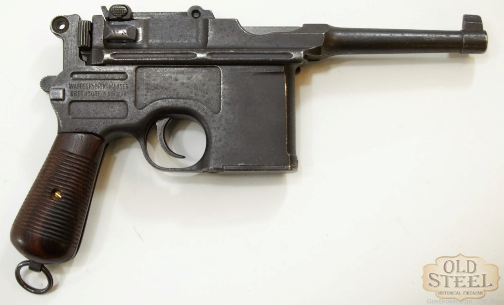 German Mauser C96 7.63 Mauser Semi Auto Pistol W/ Stock/Holster C&R-img-39
