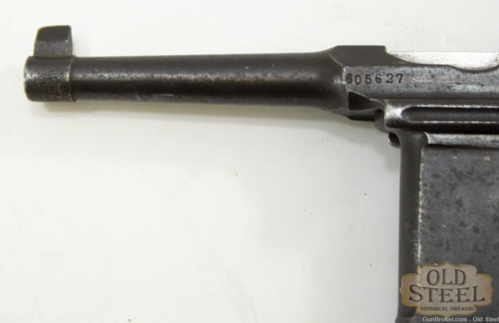 German Mauser C96 7.63 Mauser Semi Auto Pistol W/ Stock/Holster C&R-img-35