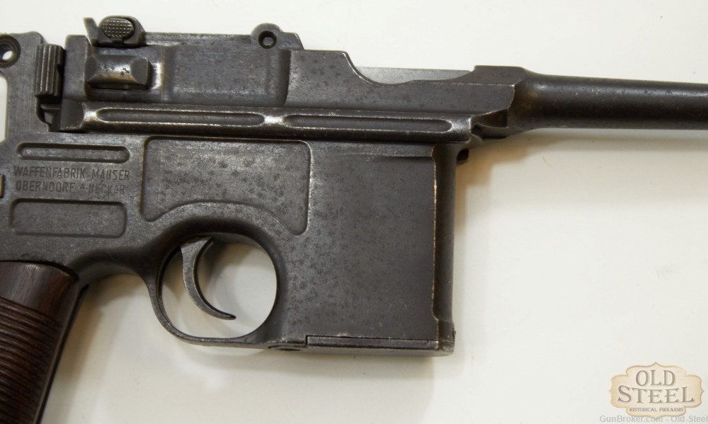 German Mauser C96 7.63 Mauser Semi Auto Pistol W/ Stock/Holster C&R-img-42
