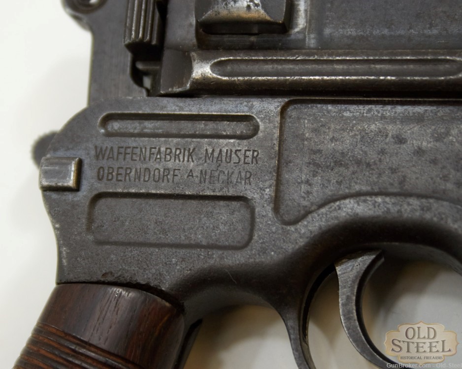 German Mauser C96 7.63 Mauser Semi Auto Pistol W/ Stock/Holster C&R-img-46