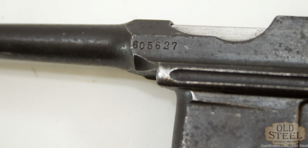 German Mauser C96 7.63 Mauser Semi Auto Pistol W/ Stock/Holster C&R-img-48