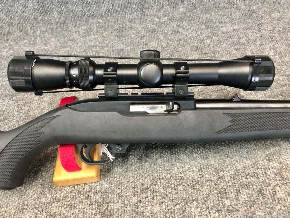 Ruger 10/22 Rifle from 2013 used about mint with scope and two magazines -img-3