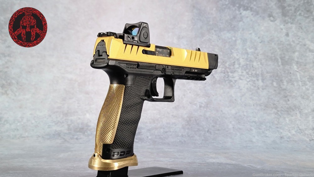 USED Walther PDP 9MM Gold Cerakote Trijicon RMR-img-4