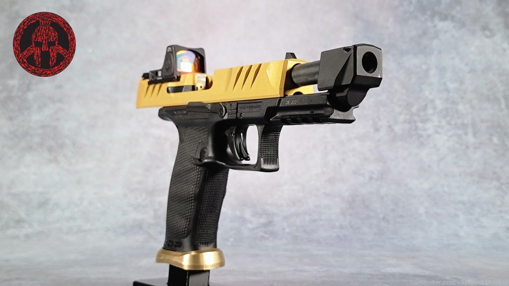 USED Walther PDP 9MM Gold Cerakote Trijicon RMR-img-6