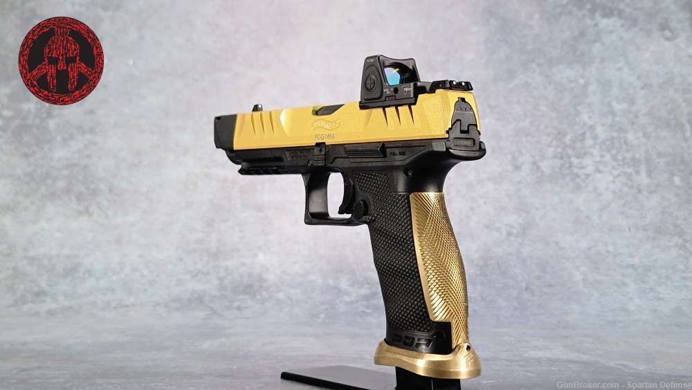 USED Walther PDP 9MM Gold Cerakote Trijicon RMR-img-5
