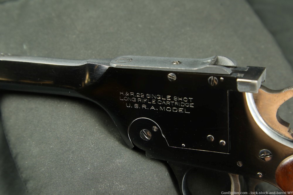 Walter F Roper H&R U.S.R.A 7th Model 195 .22 Single Shot Tip-Up Pistol, C&R-img-18