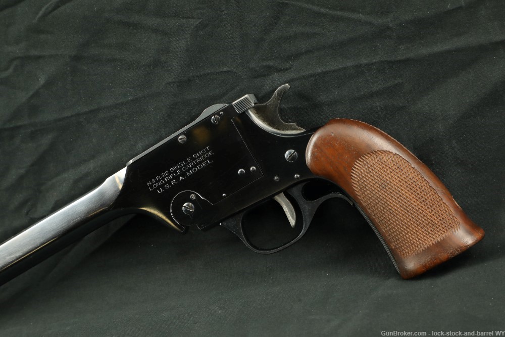 Walter F Roper H&R U.S.R.A 7th Model 195 .22 Single Shot Tip-Up Pistol, C&R-img-6