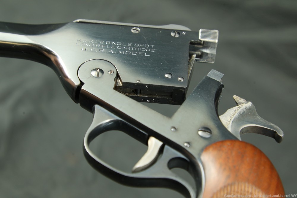 Walter F Roper H&R U.S.R.A 7th Model 195 .22 Single Shot Tip-Up Pistol, C&R-img-15