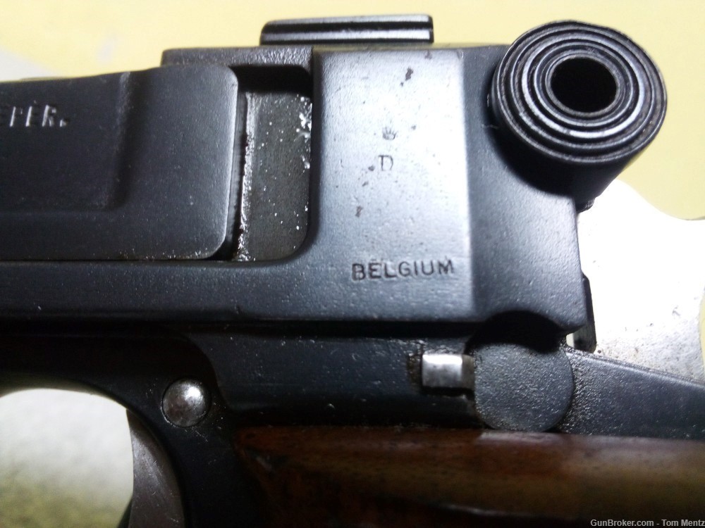 Bergmann Bayard Belgium 1910/21 Semi Auto Pistol, 9MM, 1 Mag-img-5
