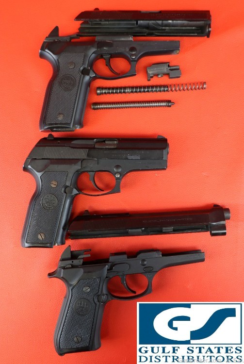 Lot of (3) Beretta Pistols/Parts- "AS-IS"-img-0