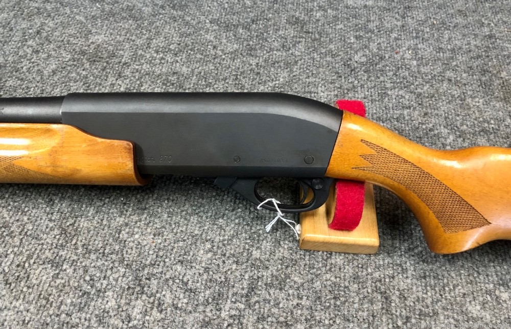 Remington 870 12 gauge cyl bore 20 inch rifle sight smooth slug or defense -img-7