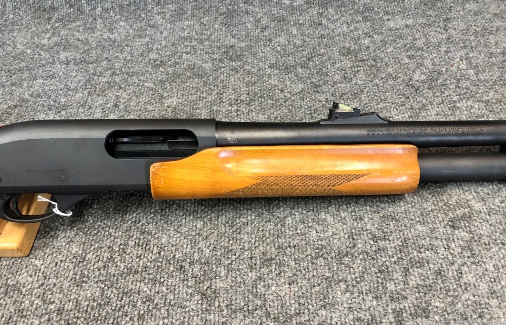Remington 870 12 gauge cyl bore 20 inch rifle sight smooth slug or defense -img-3