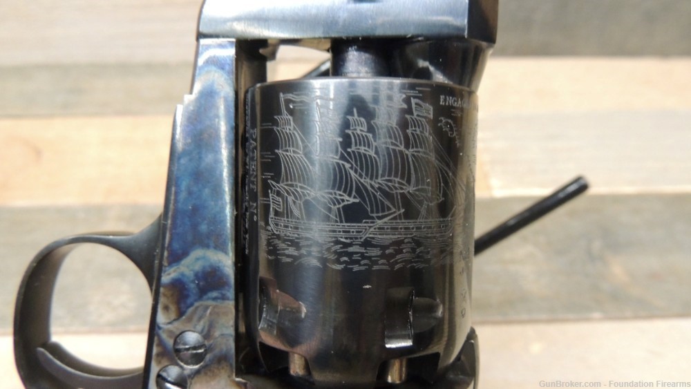 Pietta Black Powder 1851 Navy Snub Nose Steel Frame .36 cal 3" Barrel-img-2