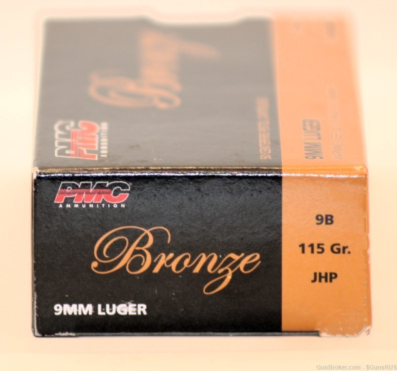 9 MM Protection/Carry PMC® Bronze 9mm 115 grain HOLLOW POINT 50 Rounds-img-2
