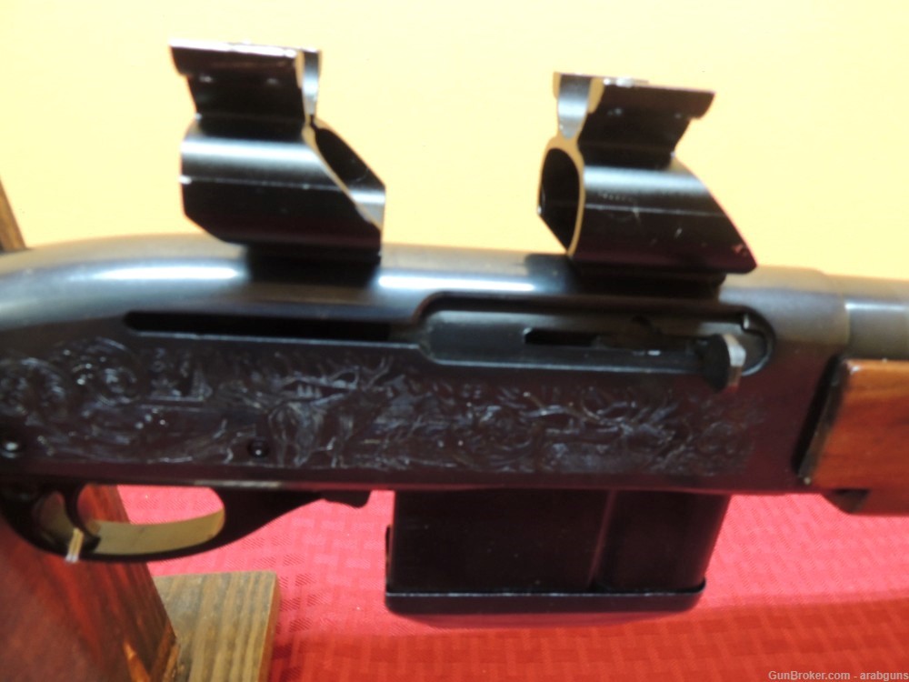 Remington Model 7400 semi auto 30/06 rifle W/See through scope mounts-img-5