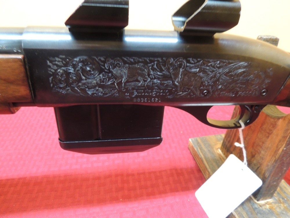 Remington Model 7400 semi auto 30/06 rifle W/See through scope mounts-img-12