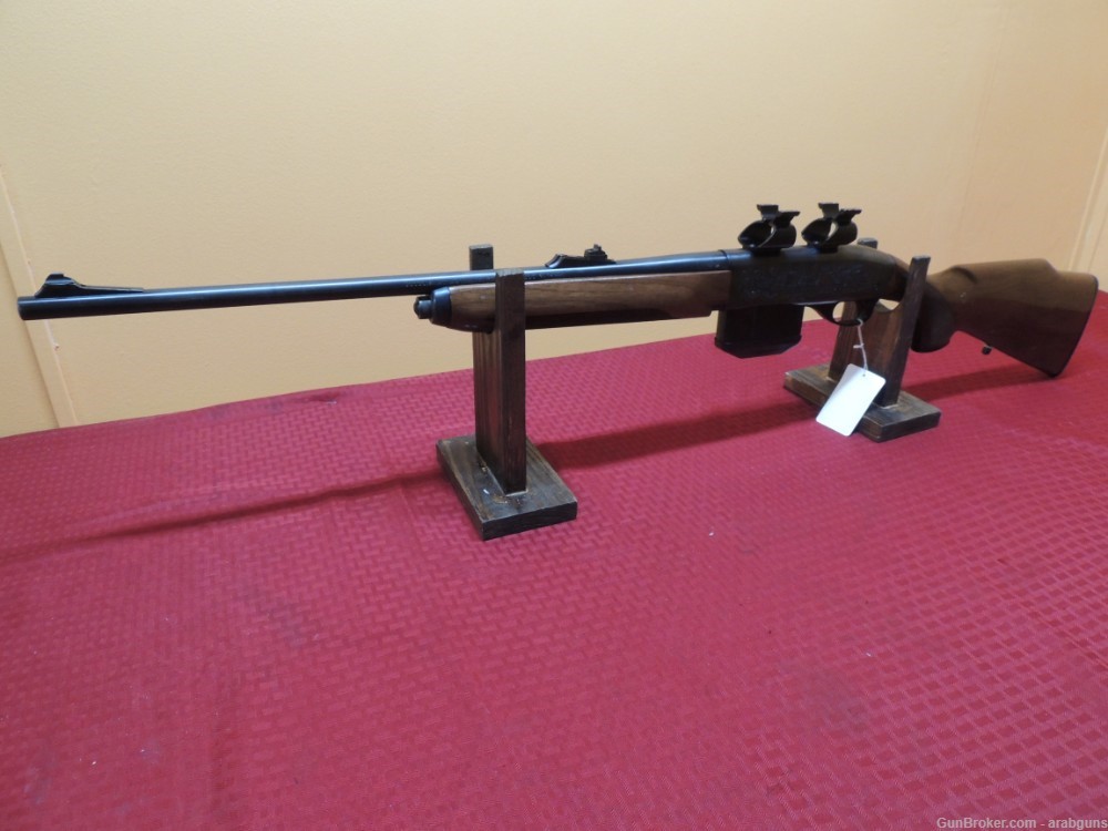 Remington Model 7400 semi auto 30/06 rifle W/See through scope mounts-img-7
