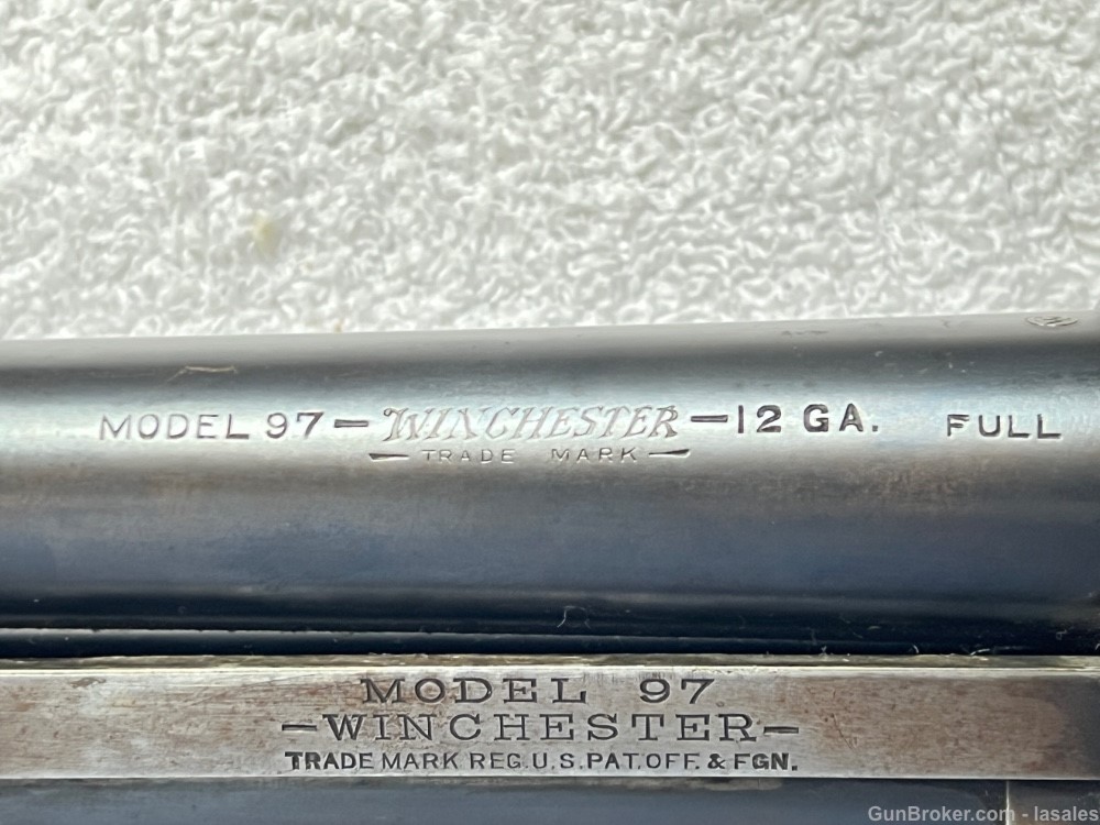 Classic Winchester Model 97 Pump Shotgun 12Ga. 30" Full Choke C&R 1926 Vint-img-4