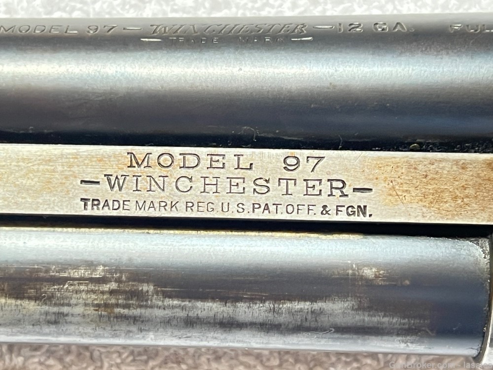 Classic Winchester Model 97 Pump Shotgun 12Ga. 30" Full Choke C&R 1926 Vint-img-3