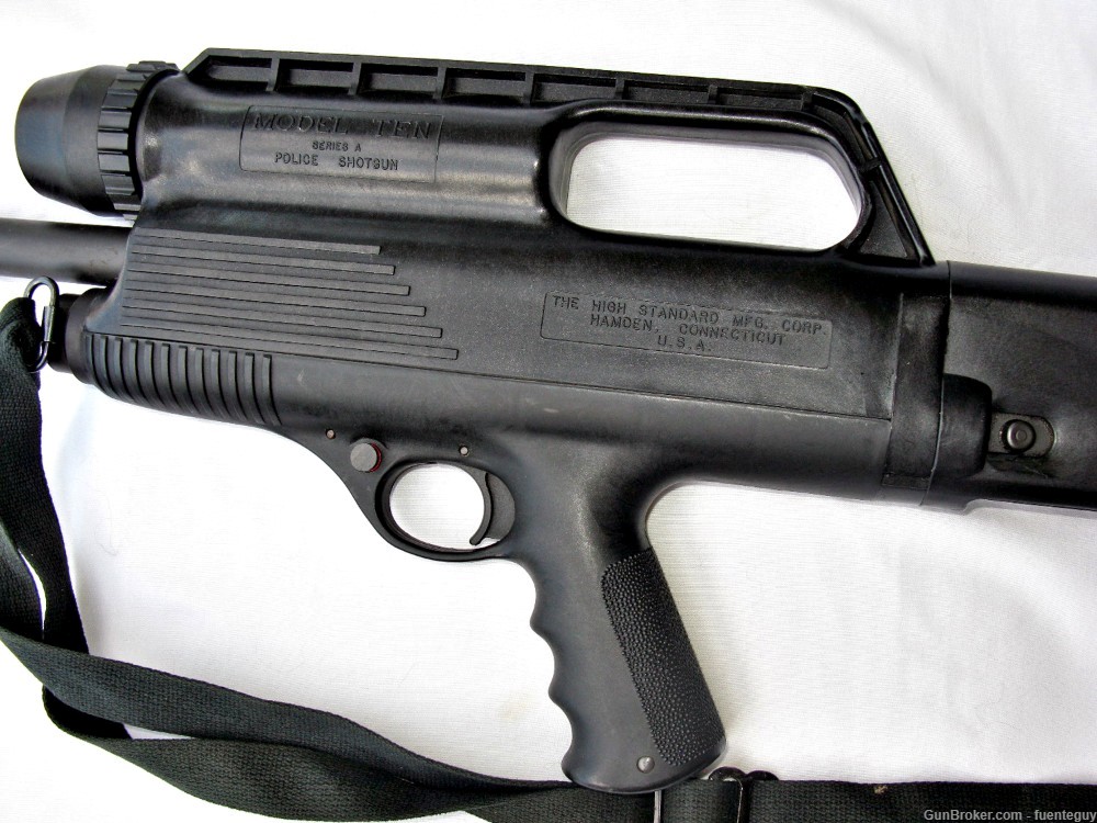 Scarce High Standard Model 10A "Police Only"  12 Gauge Bullpup Shotgun-img-8
