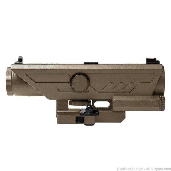 VISM DELTA 4x32 TAN Rifle Scope w/ QD Picatinny Mount AR15 Colt M4 AR556-img-0