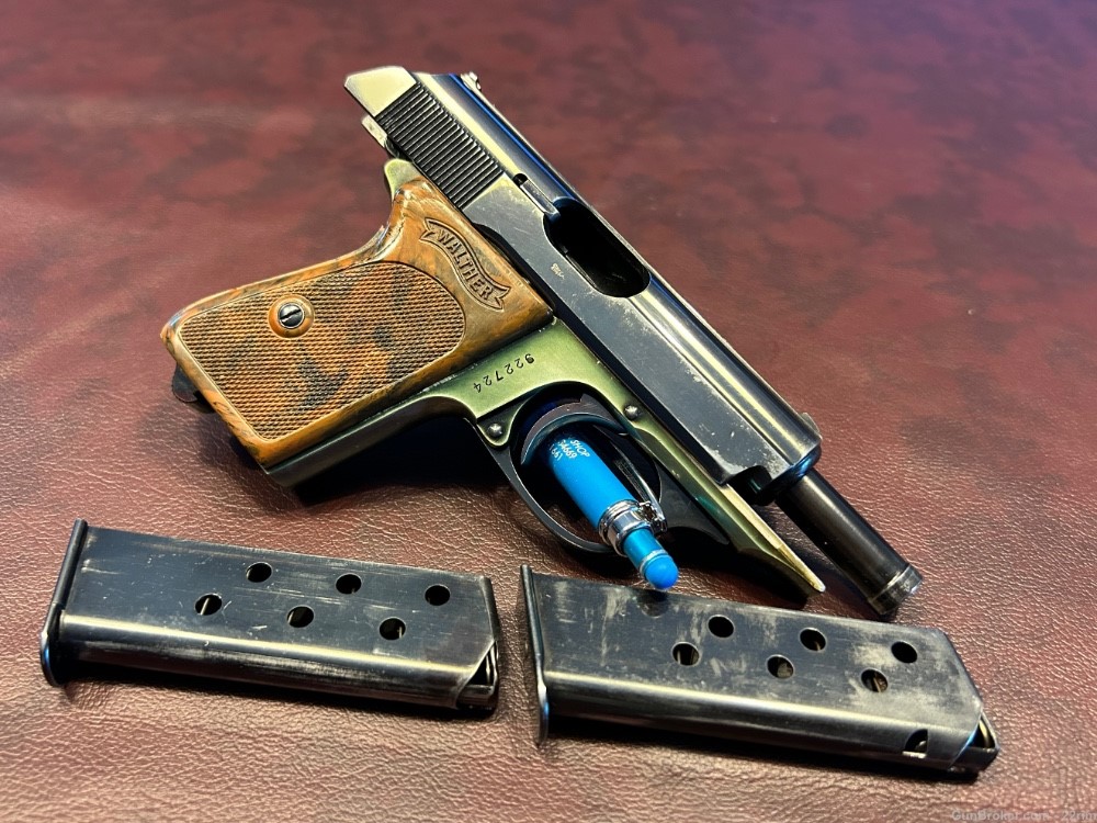 Walther PPK Dural, 7.65, 1935, Brown Grips, 2 Mags-img-13