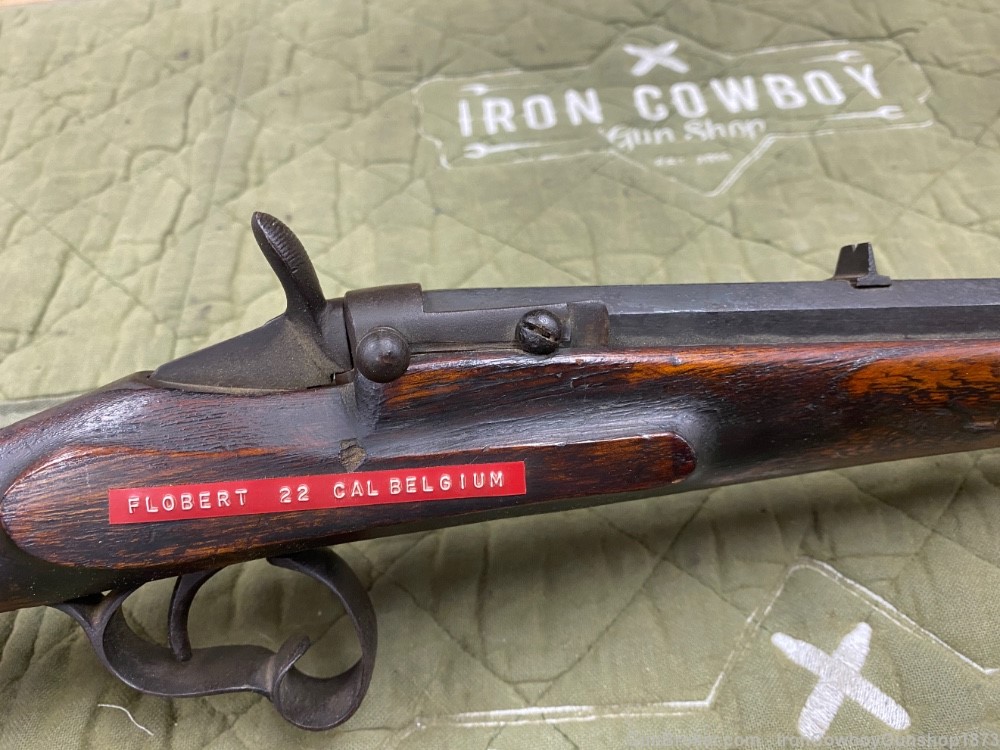 Belgium Made Singleshot 22LR Parlor Rifle Garden Gun like FN Anschutz-img-14