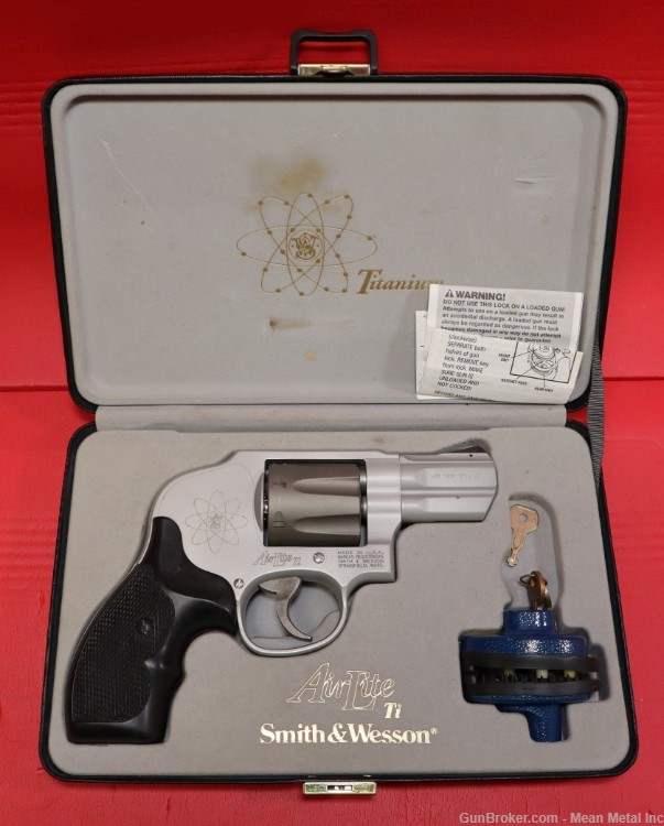 S&W Smith & Wesson 242 AirLite TI Double Action 38 Special 7 shot Titanium-img-2