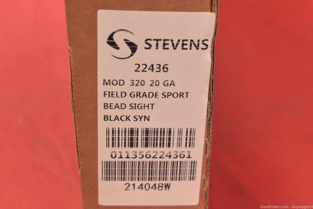 Stevens 320 Field Grade 3" 20 GA 26" 5rd Stevens-320-img-9