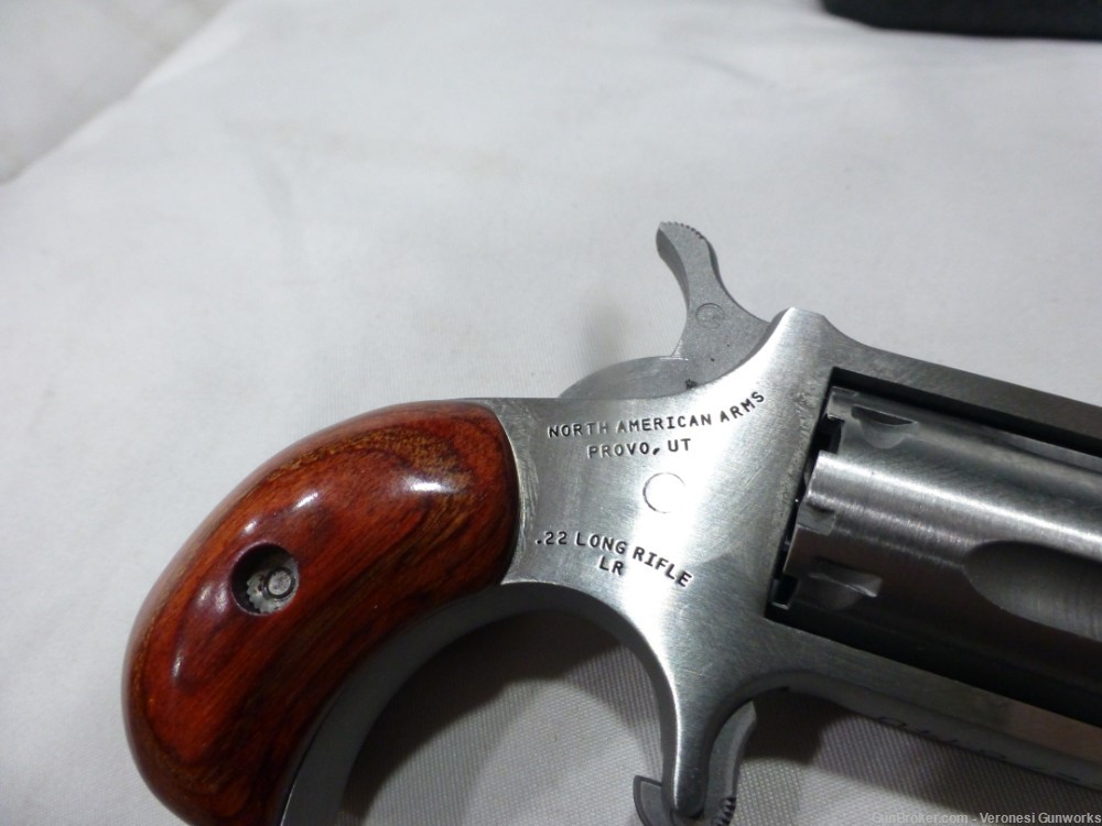 NIB NAA 22 LR Mini Revolver Oval Ornate Belt Buckle 1" NAA-22LR-BBO-img-3