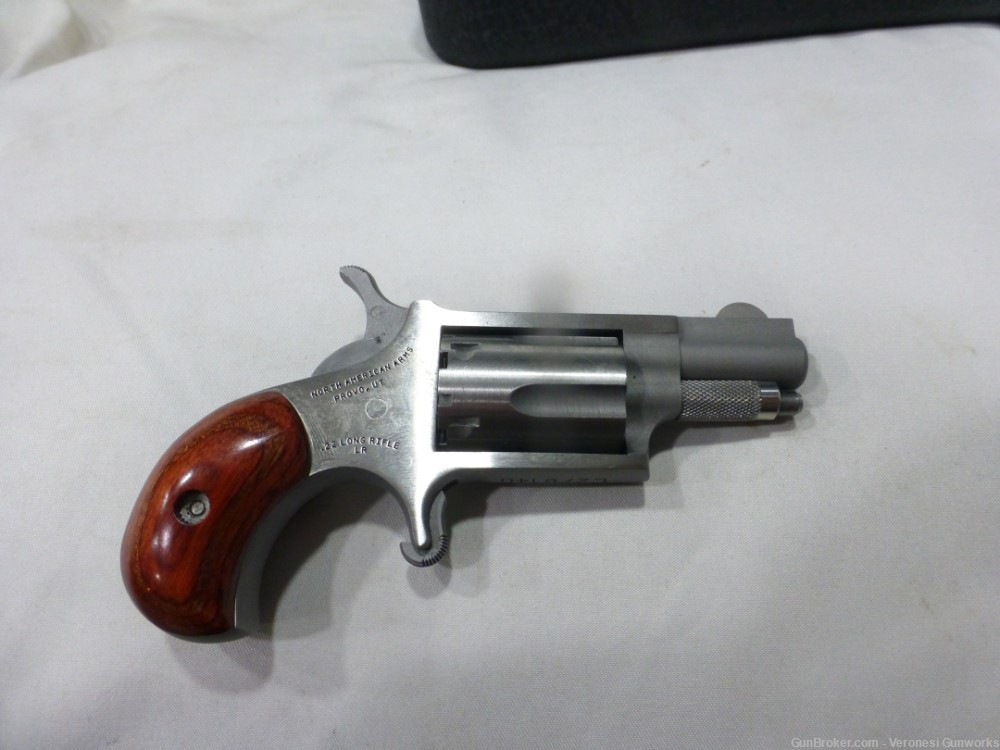 NIB NAA 22 LR Mini Revolver Oval Ornate Belt Buckle 1" NAA-22LR-BBO-img-4