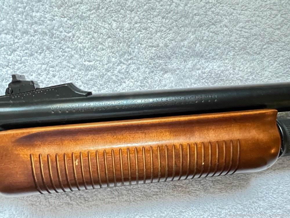 Excellent Remington Model 870 Wingmaster 12 Ga. 20 Ported Bbl Rifle Sights-img-13