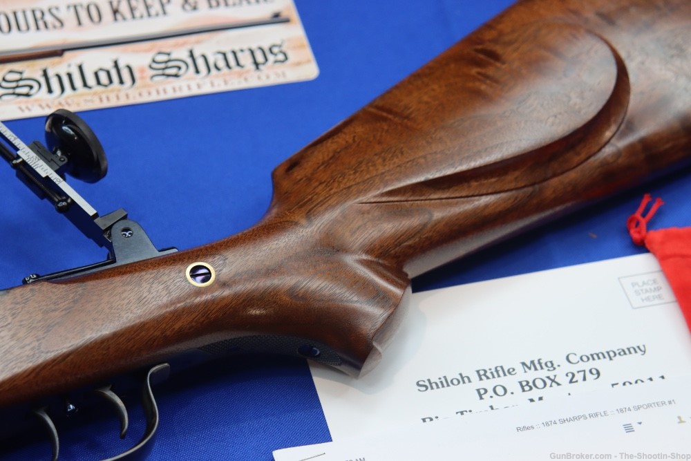 Shiloh Sharps 1874 Sporter #1 Rifle High Grade Custom Order 45-70 GOVT 32"-img-25