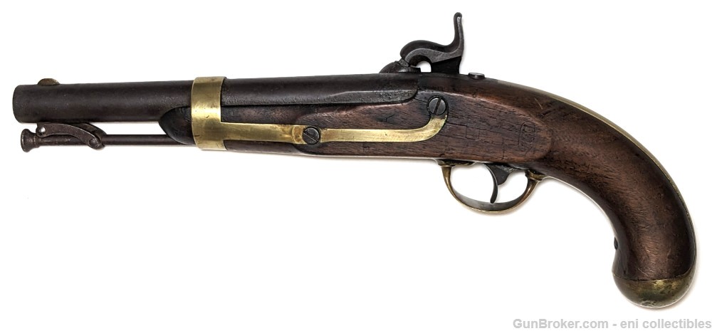 Original U.S. Civil War Era M-1854 Cavalry Percussion Pistol-img-0