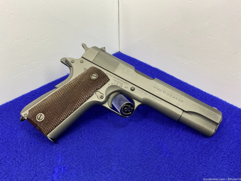 1942 Colt 1911A1 .45ACP *CMP SERVICE GRADE MODEL* -Original WWII Artifacts--img-28
