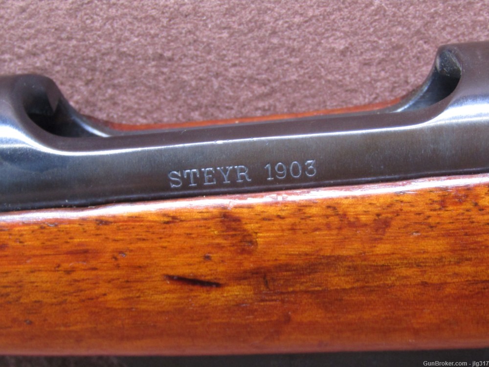 Steyr 1903 M.95 8x56R mm Straight Pull Bolt Action Rifle German Markings-img-22