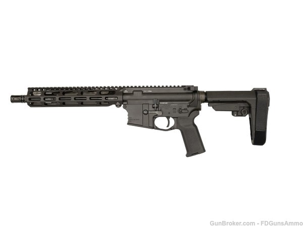 VKTR Industries VK1 Pistol 10.5" 5.56X45MM NATO SBA3 Brace - Black-img-1
