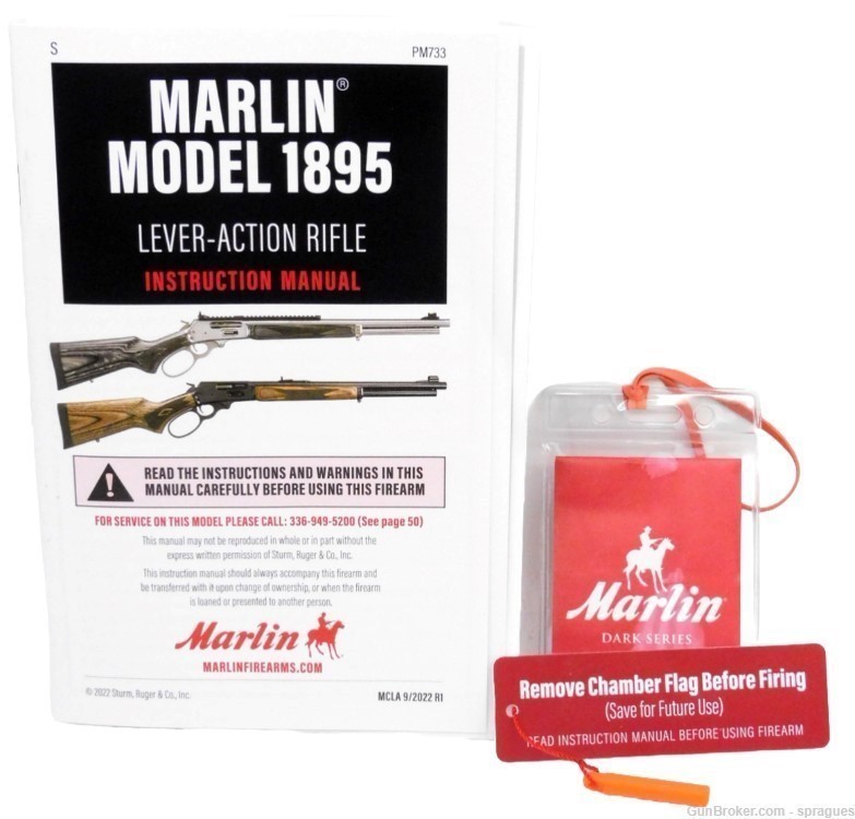 Marlin 1895 Dark Series 70901 Lever Rifle 20" Muzzle Brake 45-70 Govt *NEW*-img-4