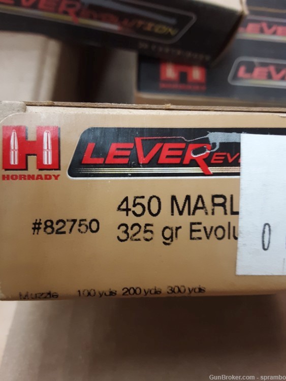 Hornady 450 Marlin Leverevolution Ammo  8 plus boxes 82750-img-1